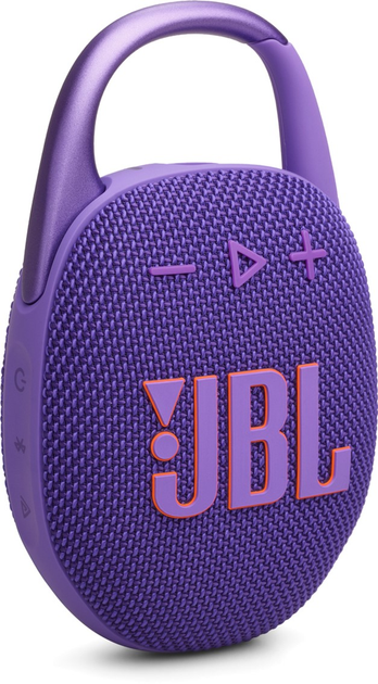 Портативна колонка JBL Clip 5 Purple (JBLCLIP5PUR)  Фото №0